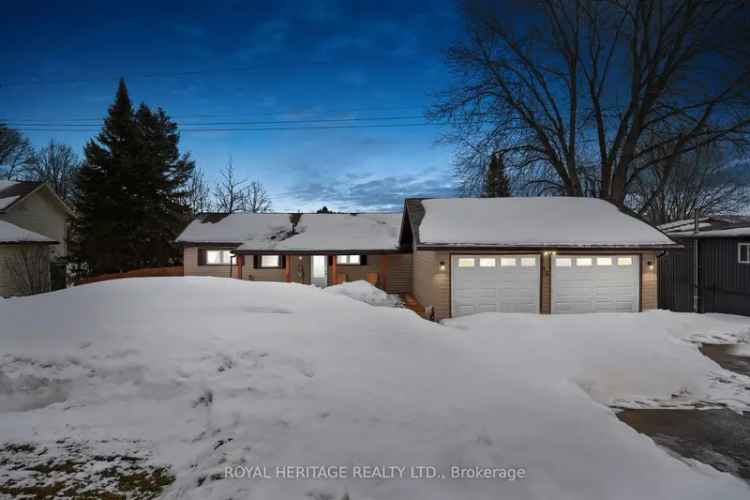 Waterfront bungalow for sale on Chemong Lake with in-law suite