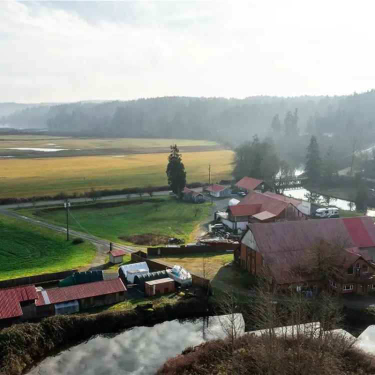 Commercial Property For Sale: 3.02 Acres with 6-Bedroom Home and Barns