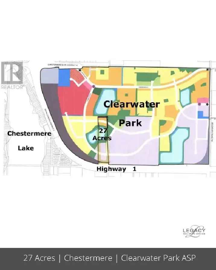 27 Acres Chestermere Development Land Clearwater Park ASP