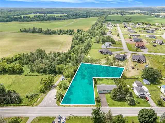 Hammond Building Lot - New Home Opportunity Near Rockland and Ottawa