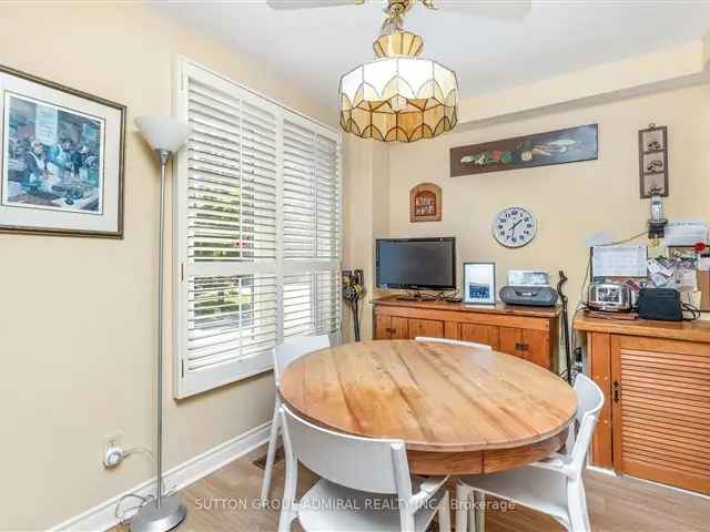 End Unit Freehold Townhouse with Private Backyard Patio Near Subway