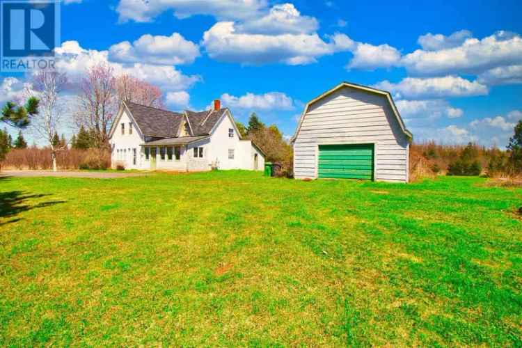 4 Bedroom Home on 34.1 Acres Near Summerside