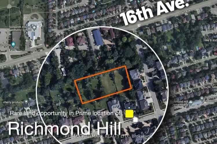 Land For Sale in Markham, Ontario