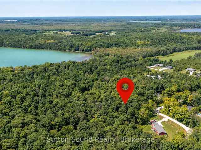 1 Acre Building Lot Georgian Bluffs Executive Homes Francis Lake Access