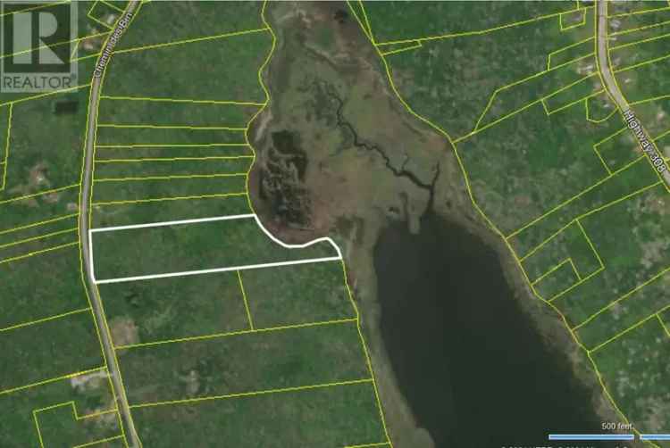 8.97-Acre Waterfront Lot in Sluice Point
