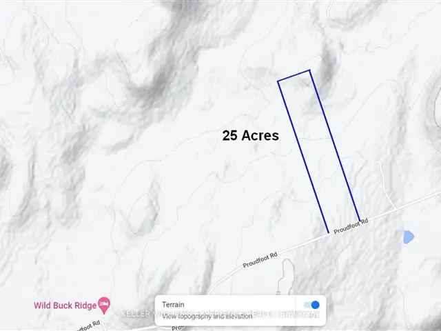 25-Acre Off Grid Lot Near Sundridge Ontario