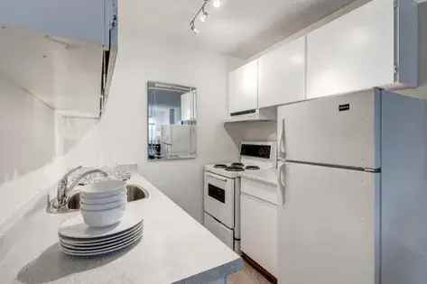 1 Room 638 m² Calgary Apartment Brentview Tower Fitness Pool Sauna Patio