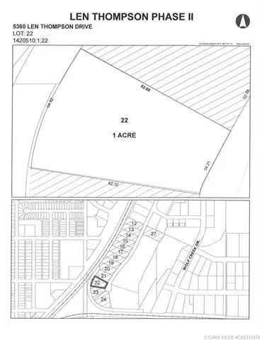 Lacombe Industrial Park: 1-10 Acre Lots Available