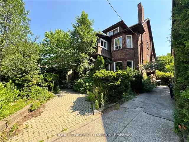 High Park Mansion: Huge Lot, 3-Storey Home, Potential Garden Suite