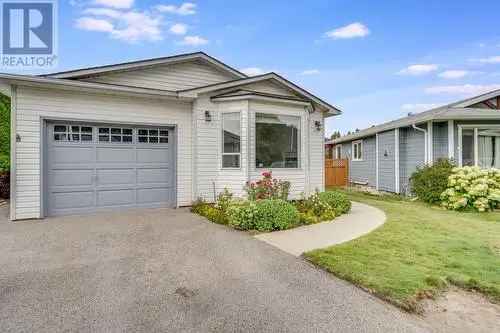 3 Bed 2 Bath House For Sale In West Kelowna Large Lot RV Parking