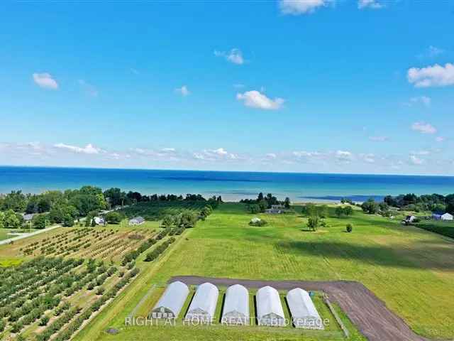 Unique 9.5-Acre Lakefront Property in Niagara Wine Country