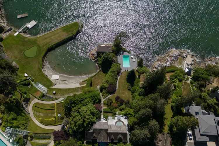West Vancouver Waterfront Estate 6 Beds 8 Baths Oceanfront Property