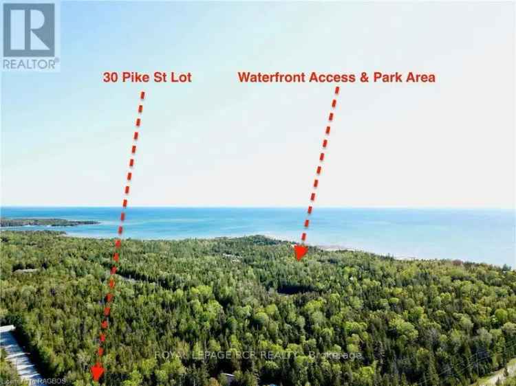 2.63 Acre Building Lot Near Lake Huron Bruce Peninsula