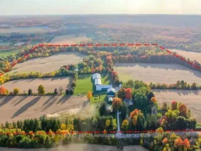 100 Acre Private Farm with Multiple Outbuildings and Pool