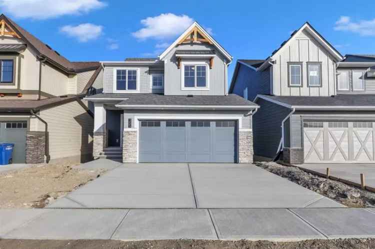 New 2000 Sq Ft Home in Wildflower Airdrie with Walkout Basement