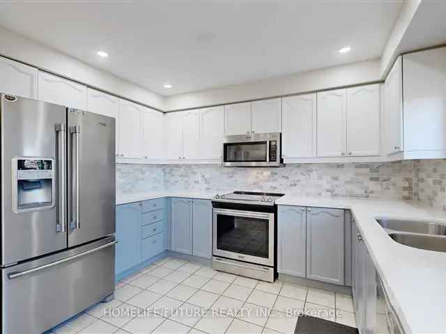 3 Bedroom Freehold Townhouse with Finished Basement and Backyard