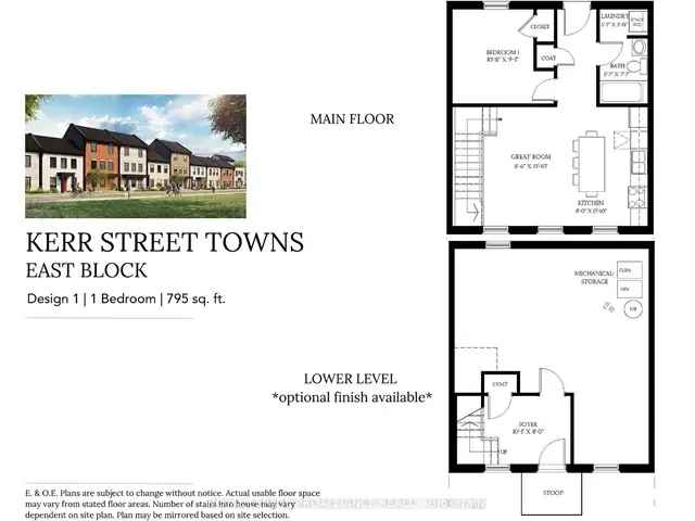 New 1-Bed Townhome - Modern Finishes - 2 Parking Spaces