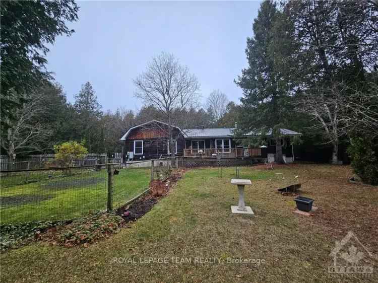 House For Sale in Beckwith, Ontario