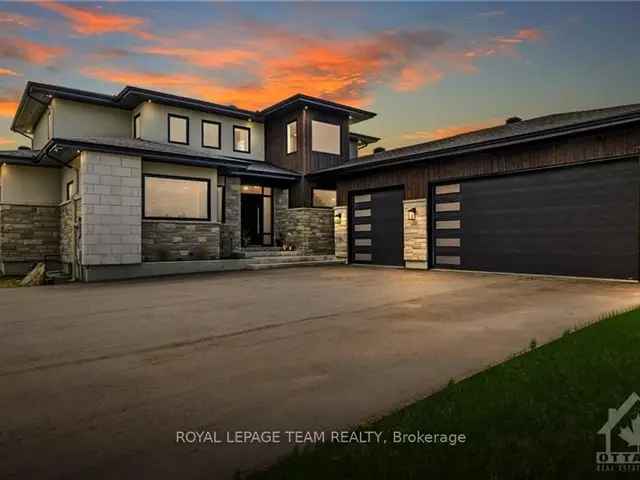 Luxury 2-Acre Modern Home with 5 Ensuites and 3-Car Garage