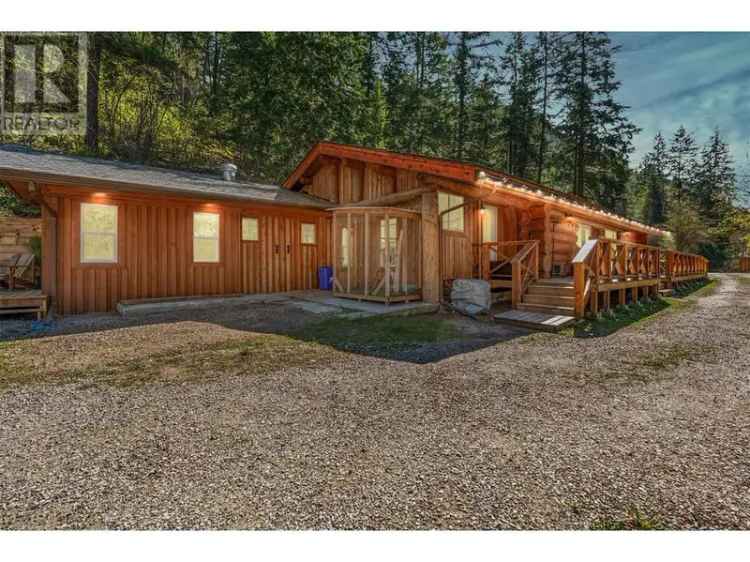 Private Log Home Retreat on 2.5 Acres