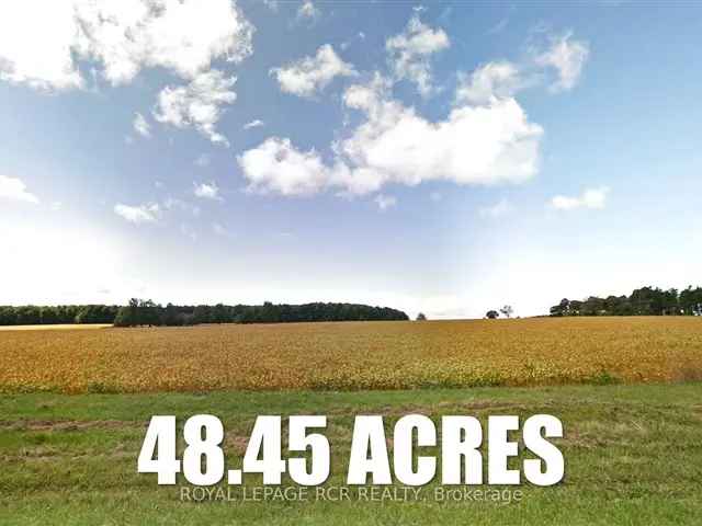 48.45 Acre Property Farmland Forest Nature Retreat