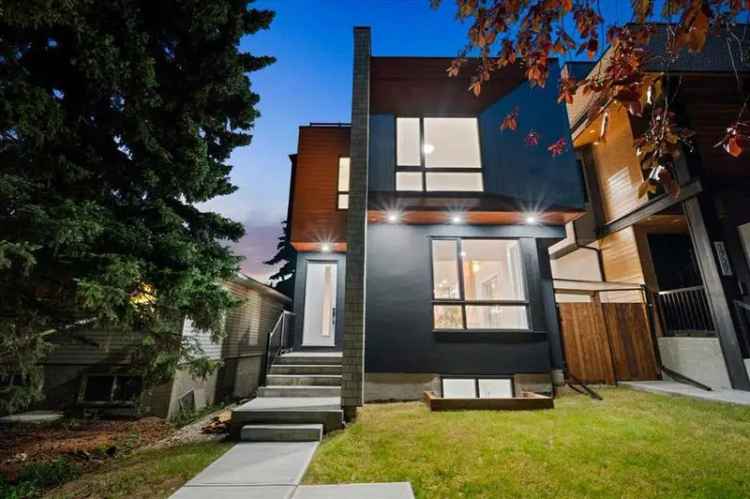 Luxury Modern Infill Home in Calgary
