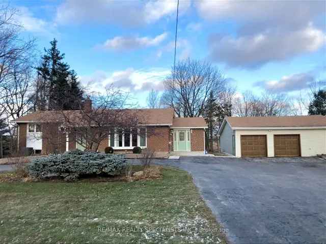 Ravine View Home with Large Driveway and Detached Garage