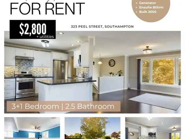 House For Rent in Southampton, Ontario