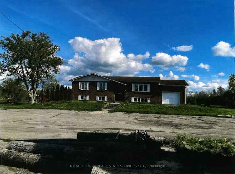 Detached Brick 3 Bedroom House on 5 Acres with Garage