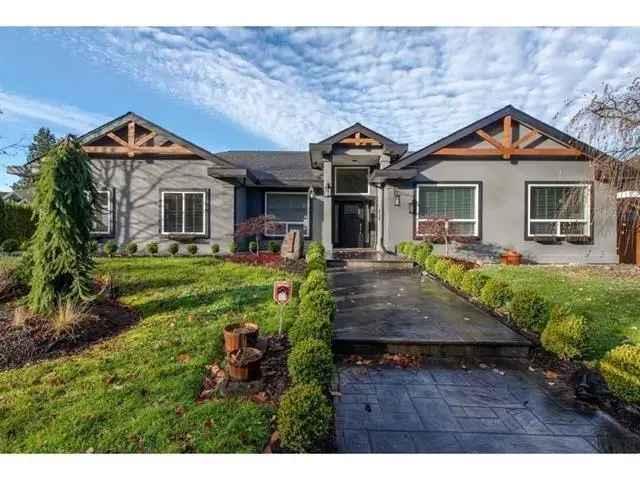 For Sale Luxury Custom Rancher in Fraser Heights with High-End Features