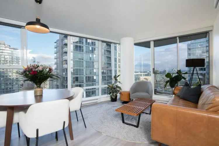 Downtown Vancouver Condo for Sale Spectacular Views Renovated 2 Bed Den