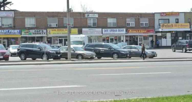 Eglinton Brimley Mixed-Use Property: Retail, Apartments & Restaurant