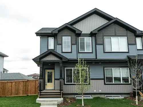 Buy Half Duplex in Chappelle Area Edmonton Featuring 3 Bedrooms and Garage