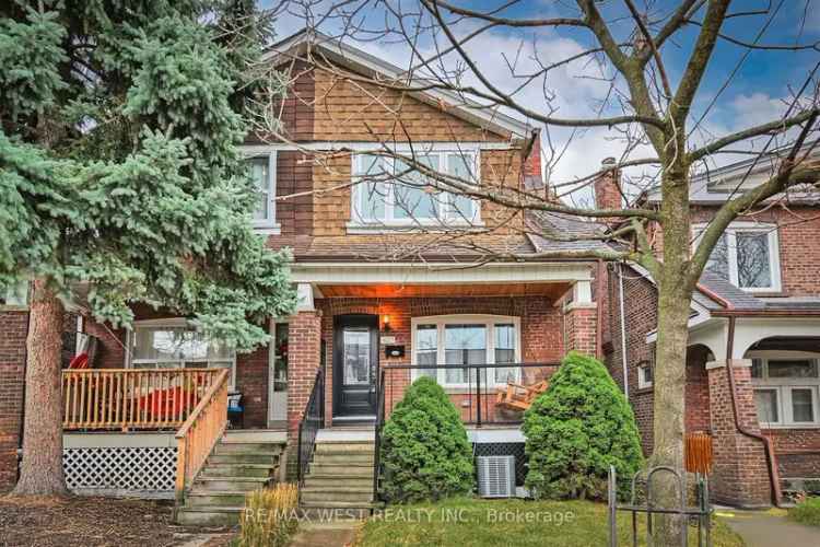 Updated 2-Storey Semi-Detached Home in Toronto's Danforth