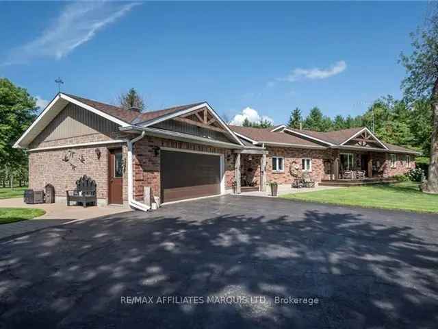 8-Acre Oasis near Cornwall: Renovated Bungalow with Pool & Workshop