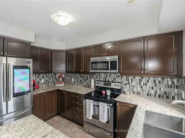 Spacious 3-Bathroom Mattamy Townhome Freehold End Unit