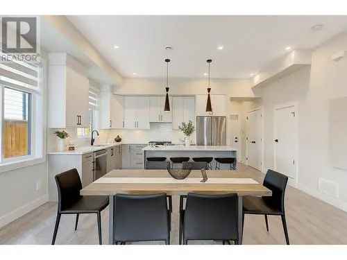 Kelowna Modern Home For Sale Detached Garage Rooftop Patio