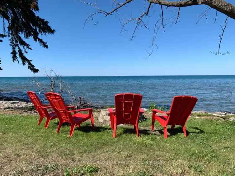 Buy waterfront home with private beach in Georgian Bay paradise