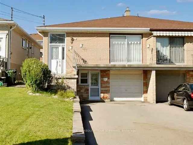 Downsview Park Semi-Detached Bungalow - 3 Beds, Finished Basement