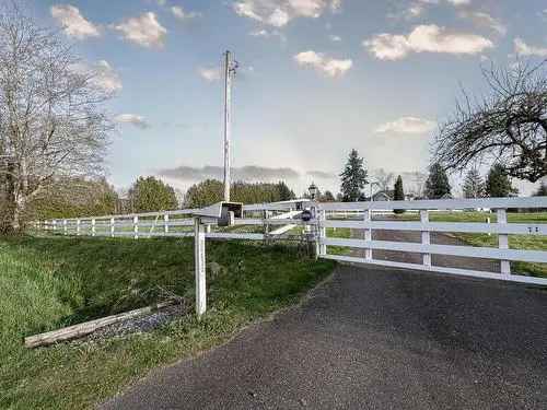Equestrian Property For Sale Langley BC 5 Beds 5 Baths 473 Acres