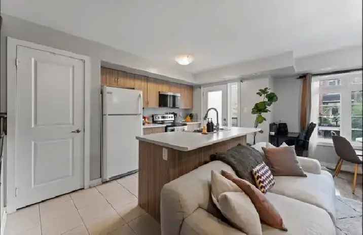 Midterm rental 2 bedroom in North York with parking available March 1