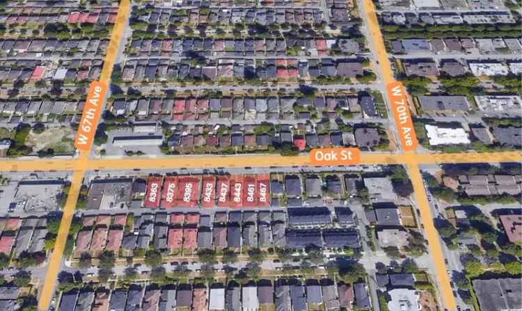 6 Story Development Lots for Sale Near Vancouver Airport