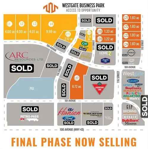 Vacant Land For Sale In Westgate, Grande Prairie, Alberta