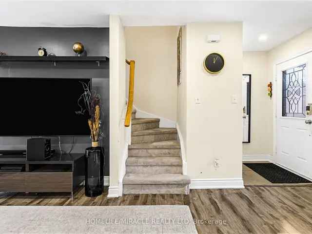 Bright 3-Bedroom Home with Finished Basement In-Law Suite Near Square One