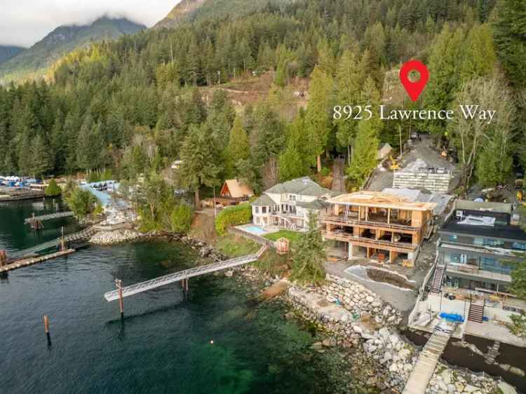 Waterfront Estate Howe Sound House for Sale