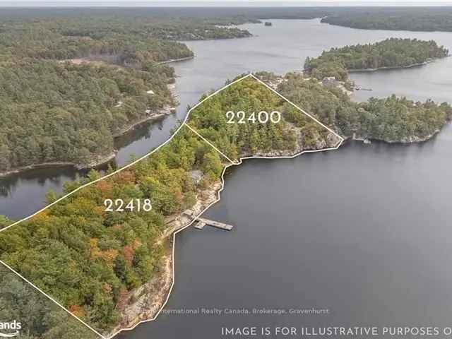 Georgian Bay Family Compound - 2000ft Waterfront, 2 Lots, Private Oasis