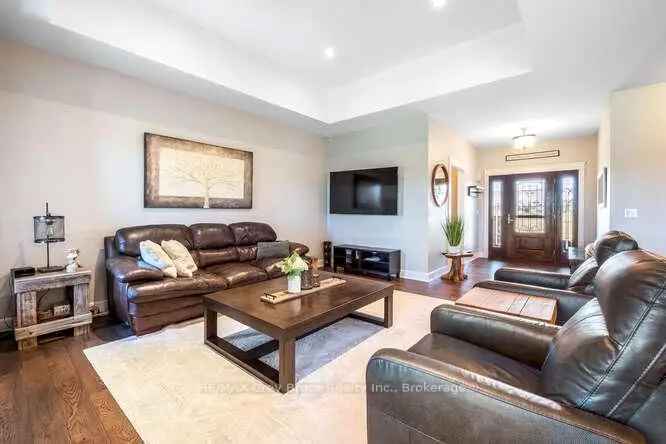 Custom Bungalow on 2 Acres with Pool and In-Law Suite
