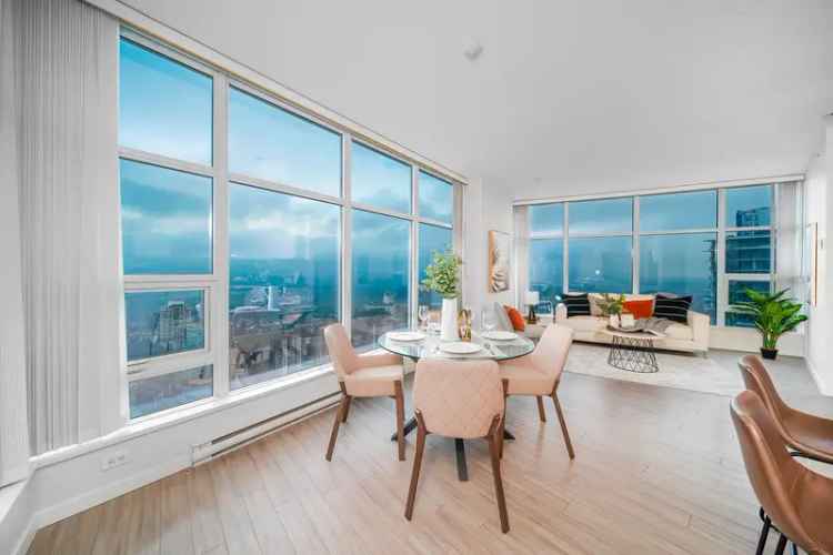 Metrotown Condo for Sale Chancellor Stunning Views High End Finishes