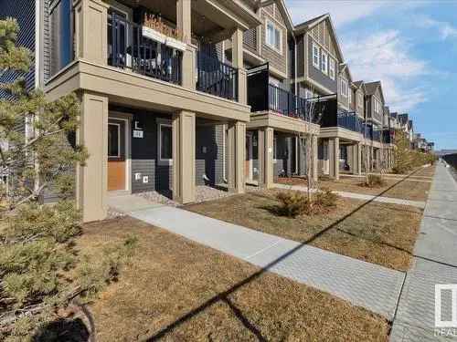 Buy Townhouse in Walker Edmonton with 3 Bedrooms and Scenic Views