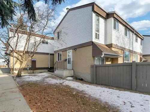 Townhouse For Sale In Thorncliff, Edmonton, Alberta